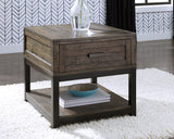 Johurst Coffee Table with 1 End Table in Grayish Brown - PKG008733