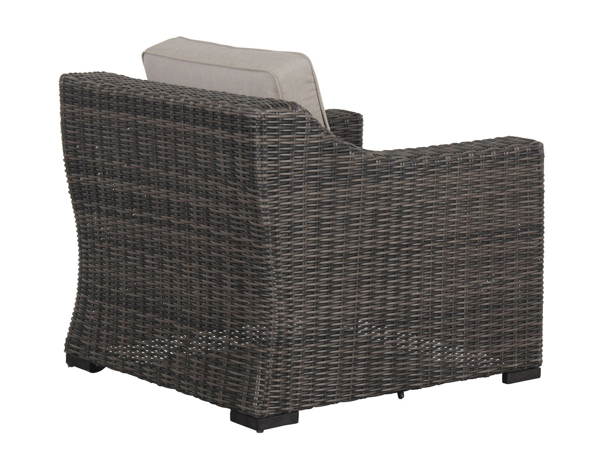 Jones Lounge Chair with Half-Round Resin Wicker from Steve Silver - Luna Furniture