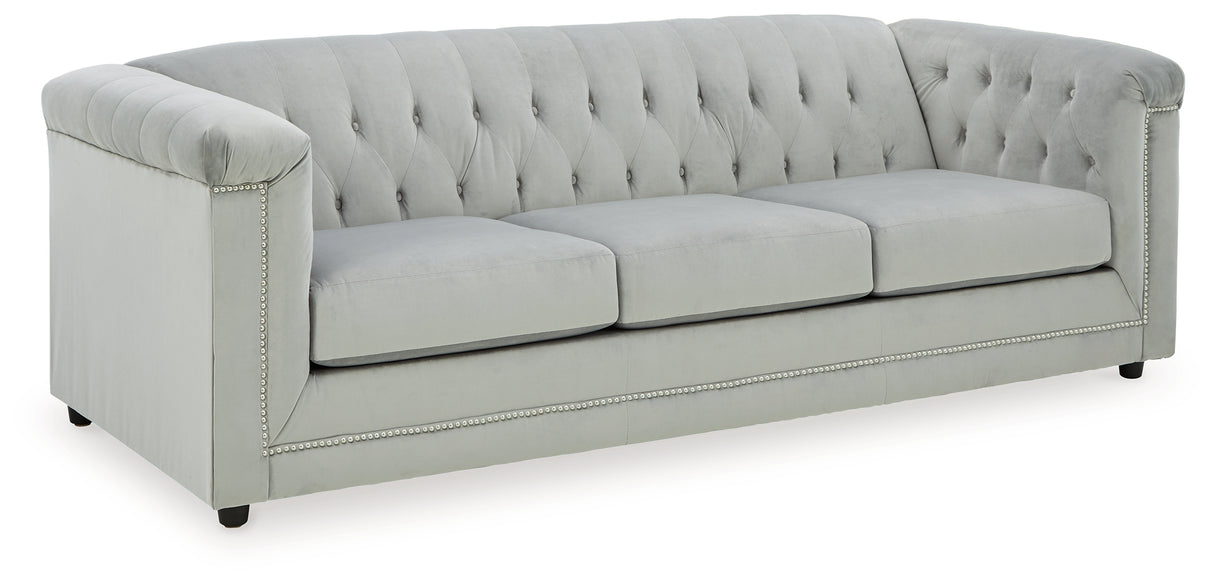 Josanna Sofa, Loveseat and Chair in Gray - PKG010926