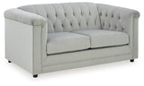 Josanna Sofa, Loveseat and Chair in Gray - PKG010926