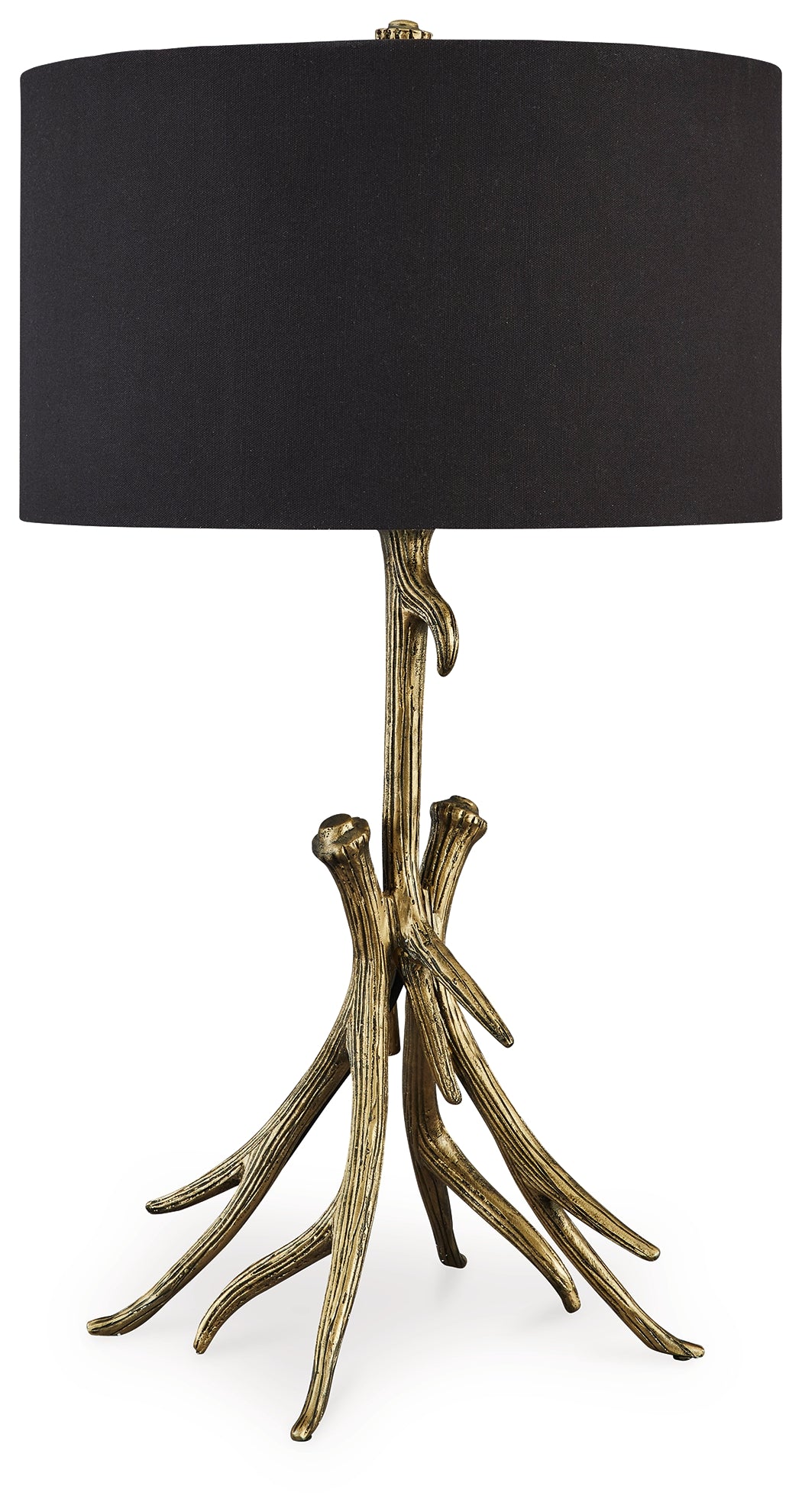 Josney 2-Piece Table Lamp Set in Antique Gold Finish from Ashley - Luna Furniture