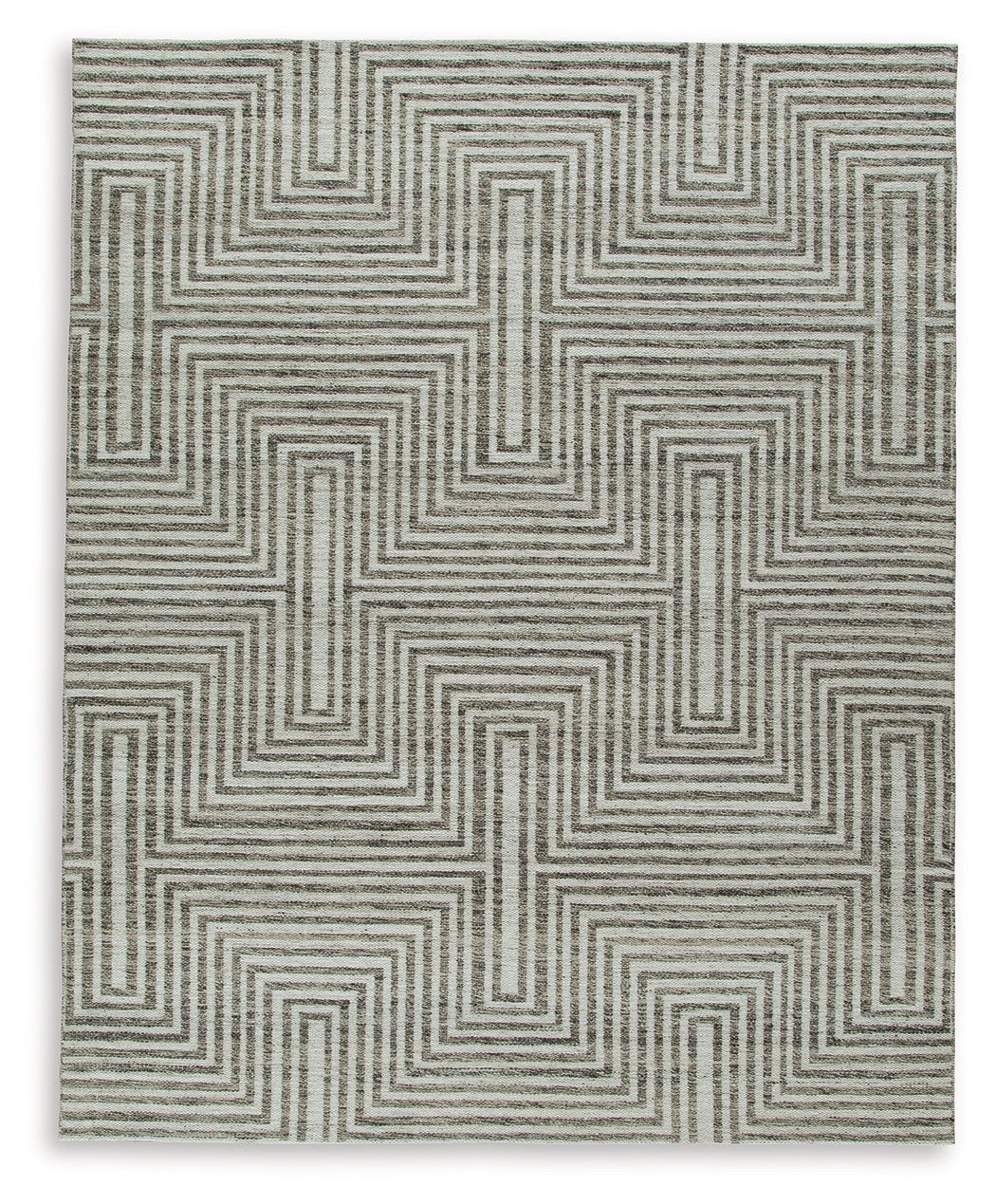 Jossen Ivory/Gray Large Rug from Ashley - Luna Furniture