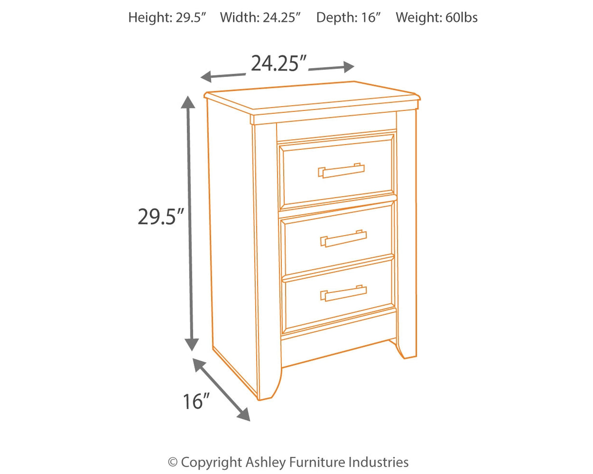 Juararo California King Panel Bed with Mirrored Dresser and 2 Nightstands in Dark Brown - PKG004055