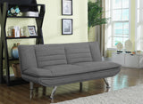 Julian Upholstered Sofa Bed with Pillow-top Seating Grey from Coaster - Luna Furniture