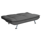 Julian Upholstered Sofa Bed with Pillow-top Seating Grey from Coaster - Luna Furniture