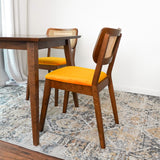 Kaden Orange Velvet Dining Chair (Set Of 2) - DCH00603004