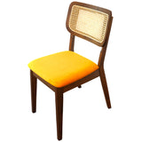 Kaden Orange Velvet Dining Chair (Set Of 2) - DCH00603004