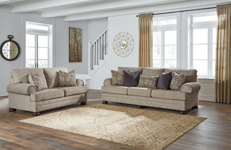 Kananwood Sofa and Loveseat in Oatmeal - PKG001080