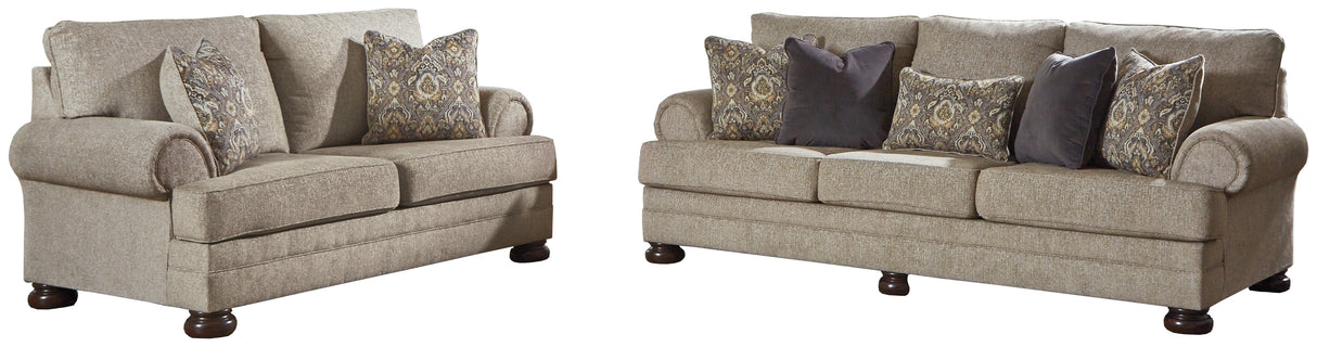 Kananwood Sofa and Loveseat in Oatmeal - PKG001080