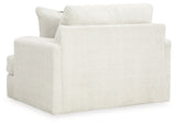 Karinne Chair and Ottoman in Linen - PKG015015