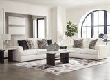 Karinne Sofa and Loveseat in Linen - PKG015016