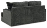 Karinne Sofa and Loveseat in Smoke - PKG015012