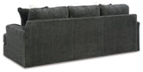 Karinne Sofa and Loveseat in Smoke - PKG015012