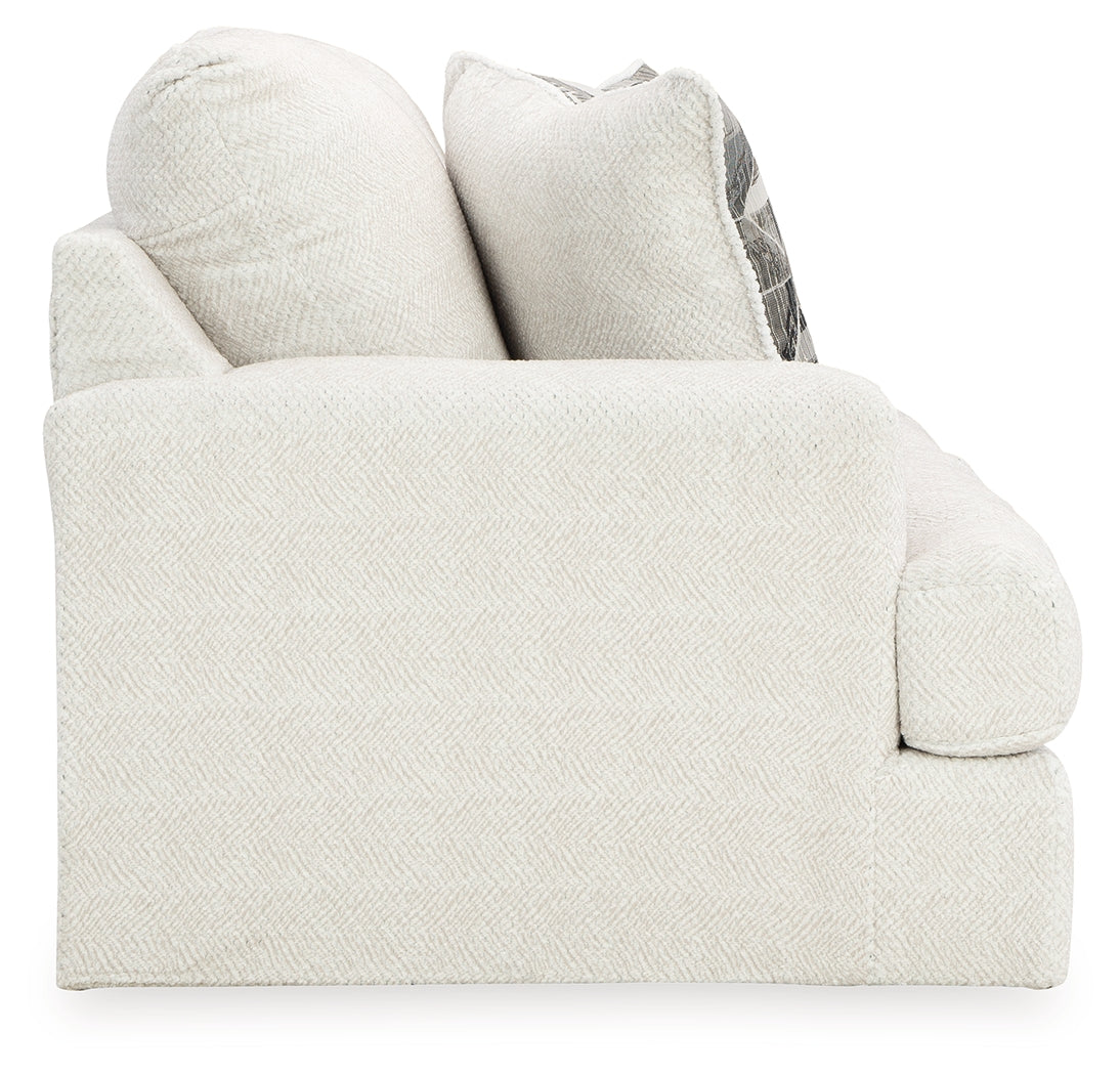 Karinne Sofa, Loveseat, Chair and Ottoman in Linen - PKG015017