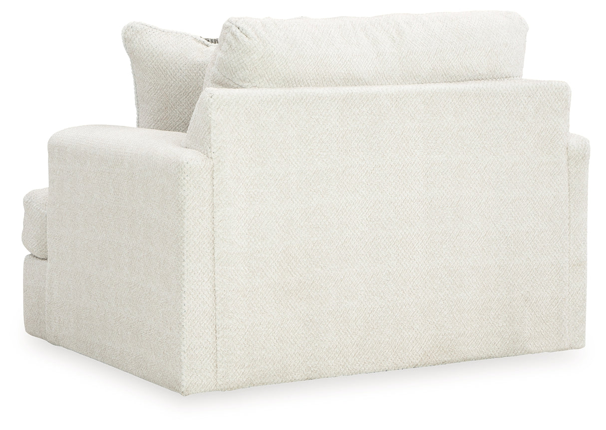 Karinne Sofa, Loveseat, Chair and Ottoman in Linen - PKG015017