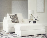 Karinne Sofa, Loveseat, Chair and Ottoman in Linen - PKG015017