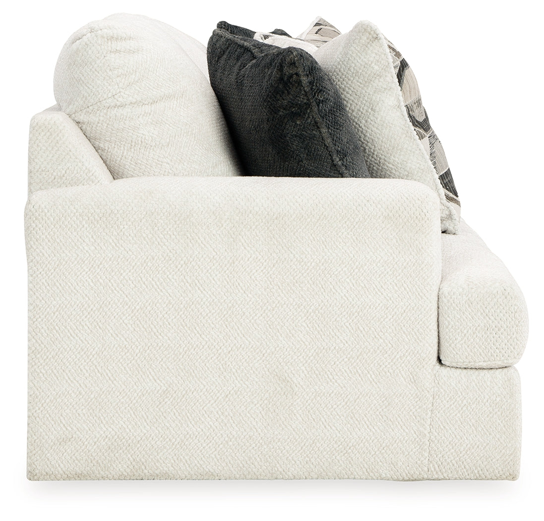 Karinne Sofa, Loveseat, Chair and Ottoman in Linen - PKG015017