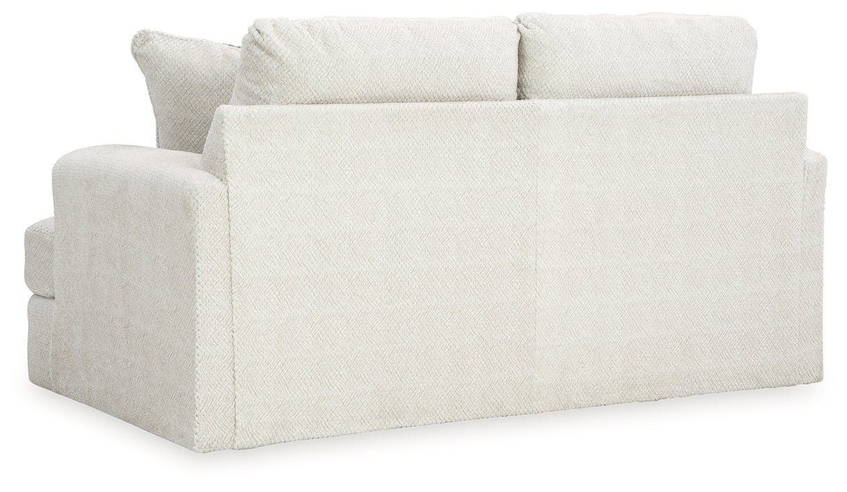 Karinne Sofa, Loveseat, Chair and Ottoman in Linen - PKG015017