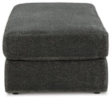 Karinne Sofa, Loveseat, Chair and Ottoman in Smoke - PKG015014