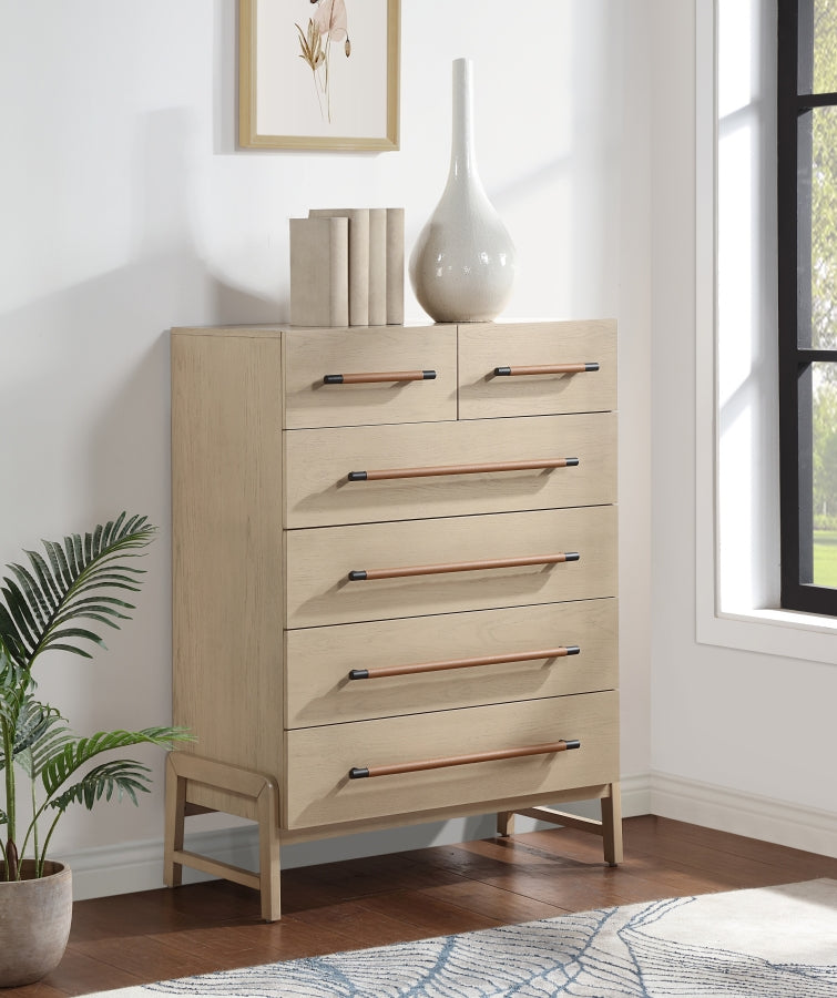 Kaya Chest Natural from Meridian - Luna Furniture