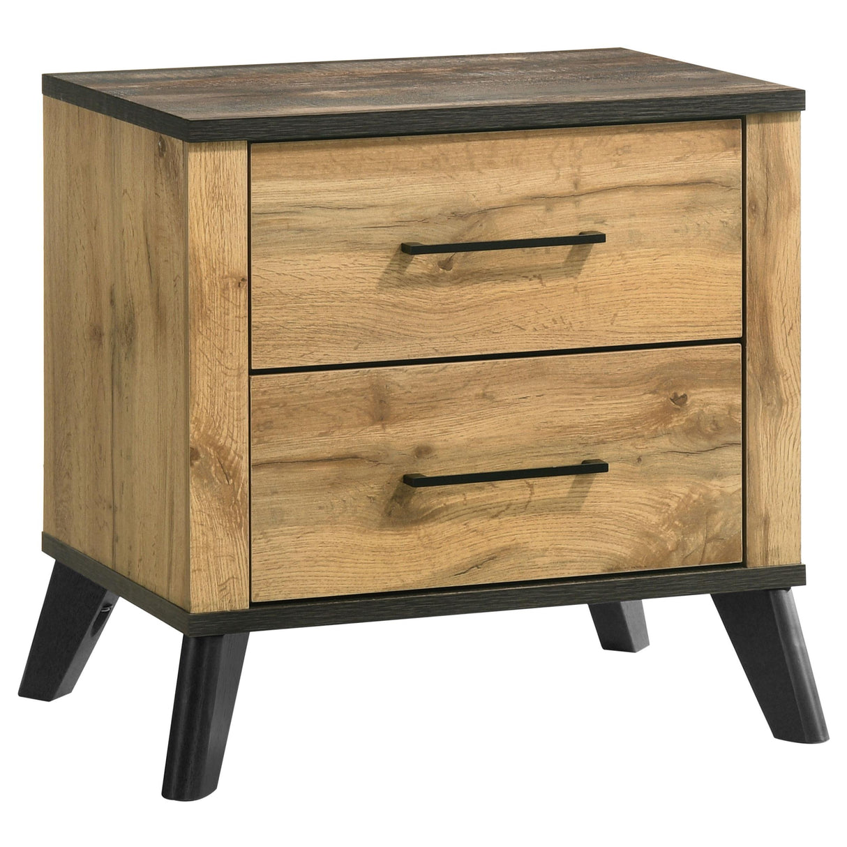 Kaywood 2-drawer Nightstand Bedside Table Natural Pine from Coaster - Luna Furniture