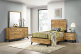 Kaywood Natural Pine 4-Piece Twin Bedroom Set from Coaster - Luna Furniture