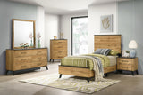 Kaywood Natural Pine 5-Piece Twin Bedroom Set from Coaster - Luna Furniture