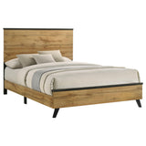 Kaywood 51-inch Eastern King Panel Bed Natural Pine from Coaster - Luna Furniture