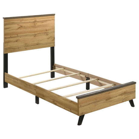 Kaywood 51-inch Twin Panel Bed Natural Pine from Coaster - Luna Furniture