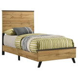 Kaywood 51-inch Twin Panel Bed Natural Pine from Coaster - Luna Furniture