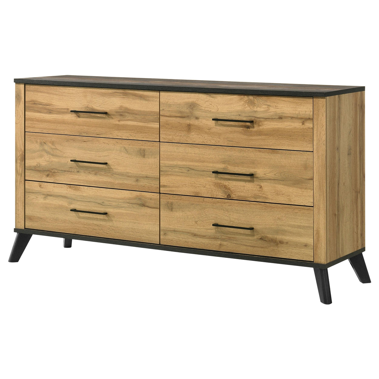 Kaywood 6-drawer Dresser Cabinet Natural Pine from Coaster - Luna Furniture