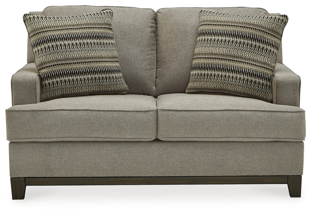 Kaywood Sofa and Loveseat in Granite - PKG010981