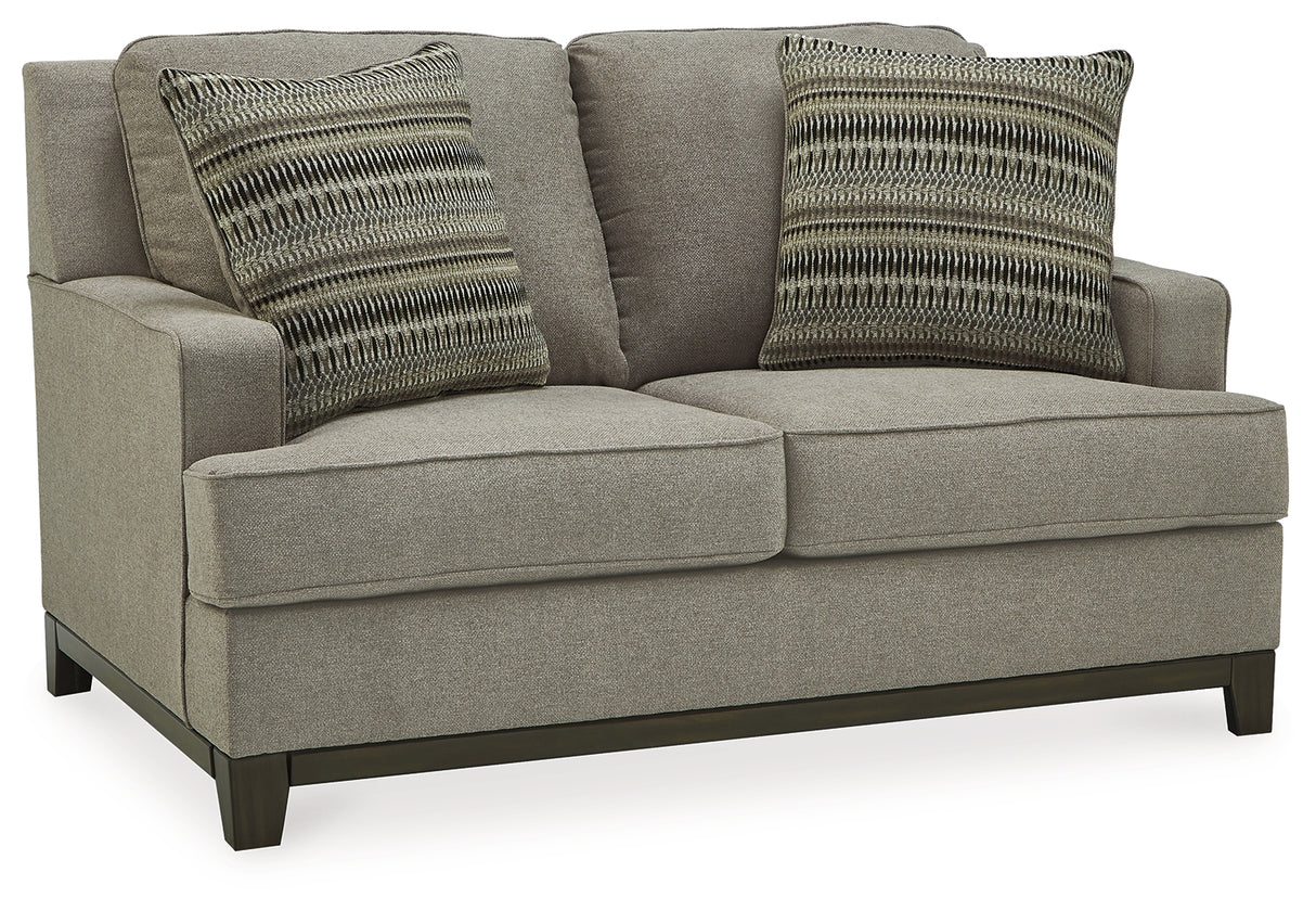 Kaywood Sofa and Loveseat in Granite - PKG010981