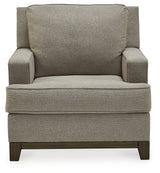 Kaywood Sofa, Loveseat, Chair and Ottoman in Granite - PKG010983