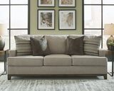 Kaywood Sofa, Loveseat, Chair and Ottoman in Granite - PKG010983