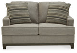 Kaywood Sofa, Loveseat, Chair and Ottoman in Granite - PKG010983