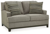 Kaywood Sofa, Loveseat, Chair and Ottoman in Granite - PKG010983