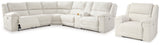 Keensburg 3-Piece Sectional with Recliner in Linen - PKG015541