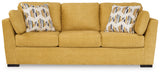 Keerwick Sofa, Loveseat, Chair and Ottoman in Sunflower - PKG018548