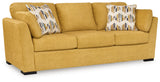 Keerwick Sofa, Loveseat, Chair and Ottoman in Sunflower - PKG018548