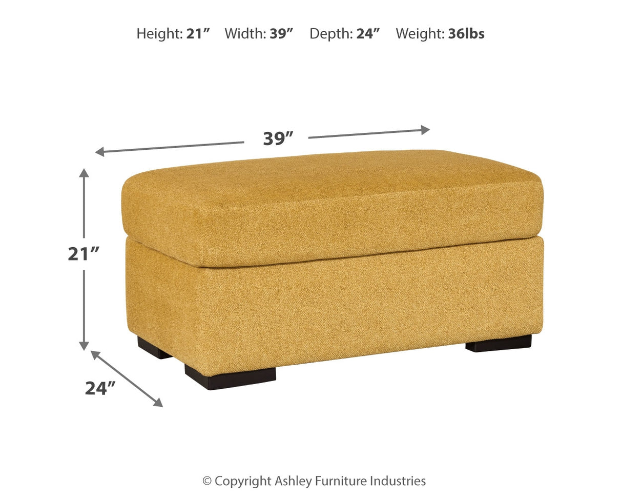 Keerwick Sofa, Loveseat, Chair and Ottoman in Sunflower - PKG018548