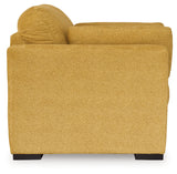 Keerwick Sofa, Loveseat, Chair and Ottoman in Sunflower - PKG018548