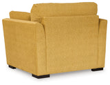 Keerwick Sofa, Loveseat, Chair and Ottoman in Sunflower - PKG018548