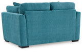 Keerwick Sofa, Loveseat, Chair and Ottoman in Teal - PKG018551