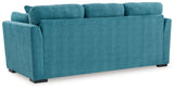 Keerwick Sofa, Loveseat, Chair and Ottoman in Teal - PKG018551