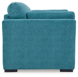 Keerwick Sofa, Loveseat, Chair and Ottoman in Teal - PKG018551