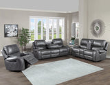 Keily Grey 3-Piece Reclining Living Room Set from Steve Silver - Luna Furniture