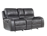 Keily Grey 3-Piece Reclining Living Room Set from Steve Silver - Luna Furniture