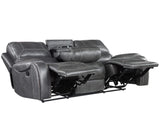 Keily Grey 3-Piece Reclining Living Room Set from Steve Silver - Luna Furniture