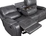 Keily Grey 3-Piece Reclining Living Room Set from Steve Silver - Luna Furniture